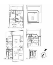 ビバリー代々木上原 4階 間取り図