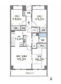 目黒本町マンション 309 間取り図