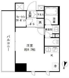 JP noie 亀戸 (ジェーピーノイエ亀戸) 5階 間取り図
