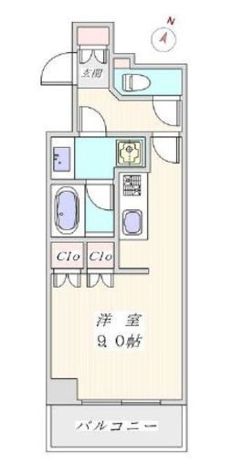 アトラス白山 7階 間取り図