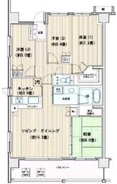 エスティメゾン豊洲レジデンス D340 間取り図