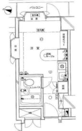 インペリアル南麻布コート＆サテライト 8階 間取り図