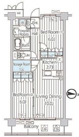 フェールメゾン西大島 209 間取り図