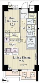 ル・シュクレ永福 (LeSucre永福) 307 間取り図