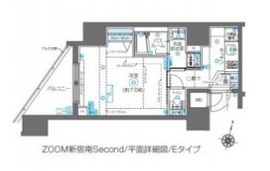 ZOOM新宿南Second 3階 間取り図