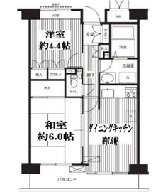 ステラメゾン武蔵小山 4階 間取り図