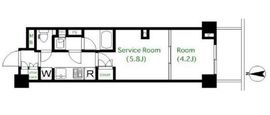レグノ・スイート三軒茶屋 2階 間取り図