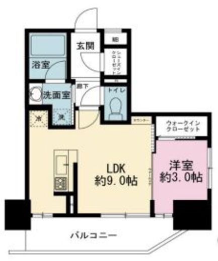 リビオレゾン綾瀬ステーションプレミア 5階 間取り図