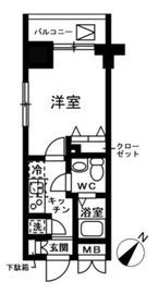 レジディア日本橋人形町2 1211 間取り図