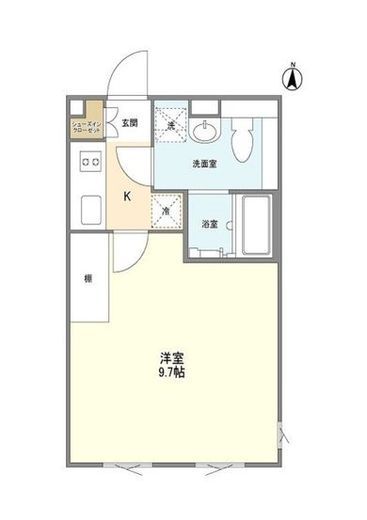 アレーロ三軒茶屋3 303 間取り図