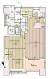 ティサージュ荻窪 8階 間取り図