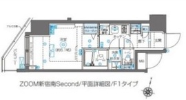 ZOOM新宿南Second 3階 間取り図