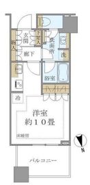 白金ザ・スカイ 4階 間取り図