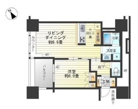 パークホームズ武蔵小山 10階 間取り図