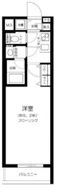 パレステュディオ新宿御苑 4階 間取り図