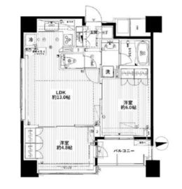 新宿山吹アインスタワー 4階 間取り図