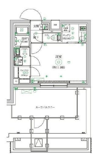 セジョリ中野新橋レジデンス 404 間取り図