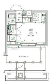 セジョリ中野新橋レジデンス 404 間取り図