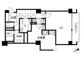 渋谷美竹ハイム 5階 間取り図