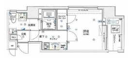 デュアレス麹町オニキス 2階 間取り図