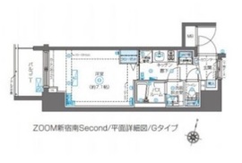 ZOOM新宿南Second 3階 間取り図