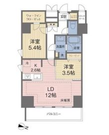 ACOLT中野富士見町 (アコルト中野富士見町) 508 間取り図