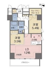 ACOLT中野富士見町 (アコルト中野富士見町) 607 間取り図