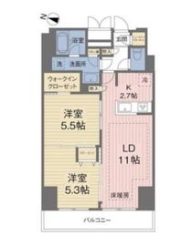 ACOLT中野富士見町 (アコルト中野富士見町) 605 間取り図