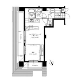 ミオカステーロ代々木 7階 間取り図