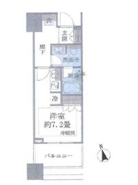 白金ザ・スカイ 5階 間取り図