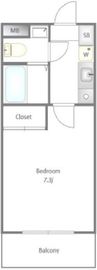 コスモリード渋谷神宮前 401 間取り図