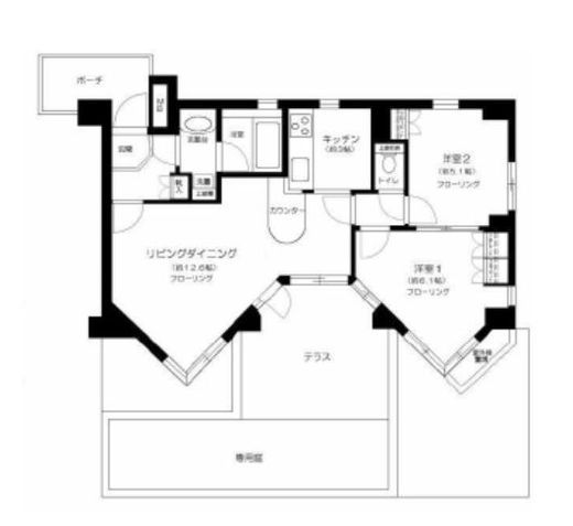 ジェイパーク高田馬場プレジャーステージ 1階 間取り図