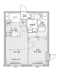 ローレル戸越 501 間取り図