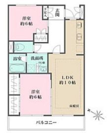 コートアヴェニュー文京本駒込 2階 間取り図