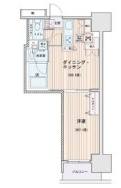 エスティメゾン錦糸町2 205 間取り図