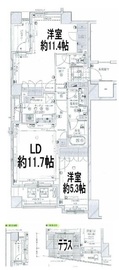 コンフォルテハイム西小山 1階 間取り図