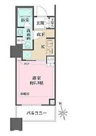 千住ザ・タワー 5階 間取り図