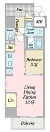 PARK HILLS TOWER (パークヒルズタワー) 1001 間取り図