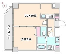 スカイコート代々木 9階 間取り図