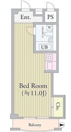 パークグレース新宿 1211 間取り図