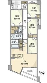 テラス大井町 402 間取り図