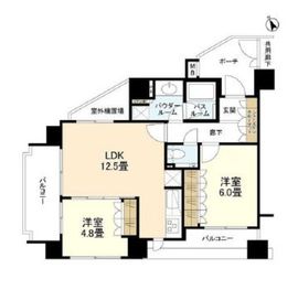 ガーラ・レジデンス文京本郷 6階 間取り図