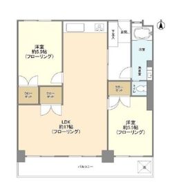 マンションニュー恵比寿 7階 間取り図