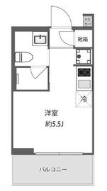 プラウド中目黒 2階 間取り図