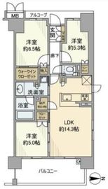 ジオ杉並高井戸 9階 間取り図