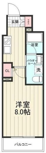 ベルシード西巣鴨 6階 間取り図