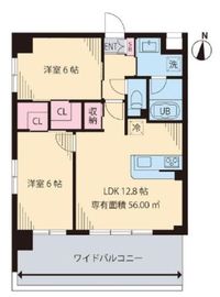 ユンパーク木場 401 間取り図
