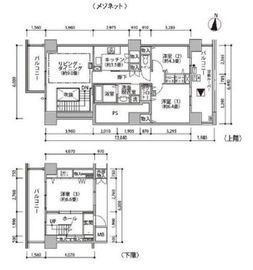 東雲キャナルコートCODAN 20-702 間取り図