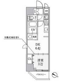 シーズンフラッツ日暮里 902 間取り図