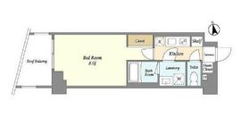 フレシア祐天寺 202 間取り図